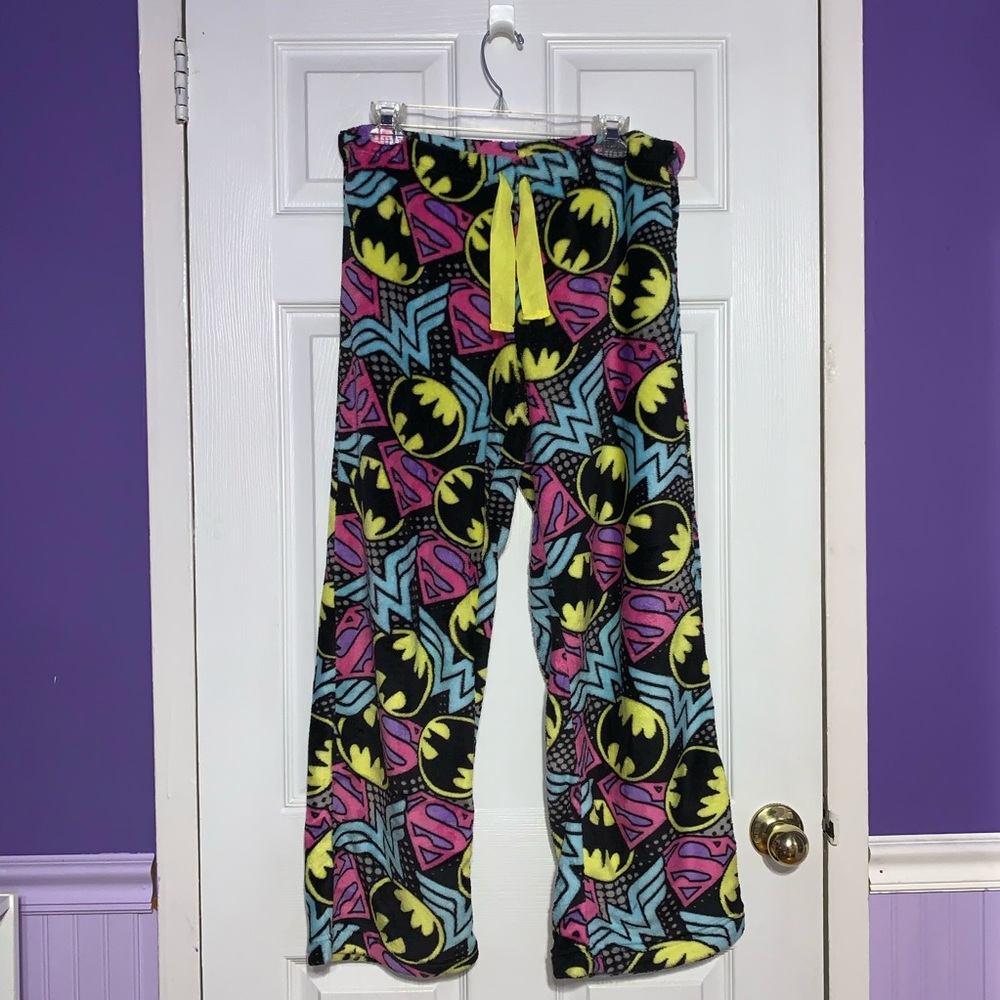 DC Comics Fuzzy Sleepwear Pants